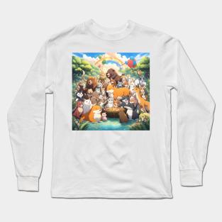 Animal Christmas Long Sleeve T-Shirt